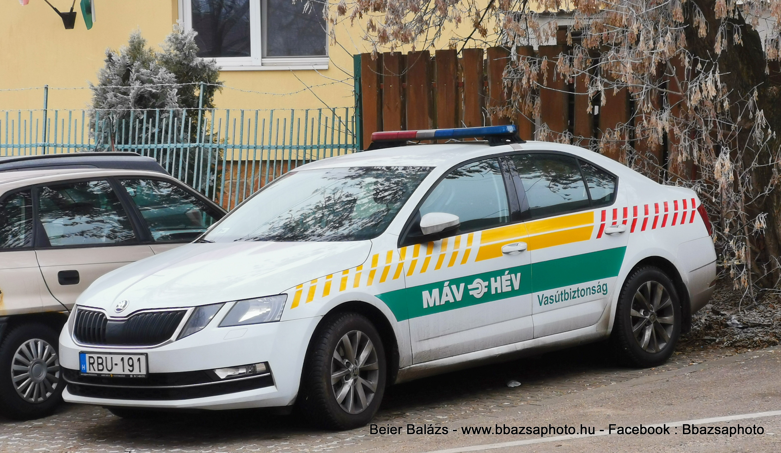 Skoda Octavia III facelift – MÁV – HÉV vasútbiztonság